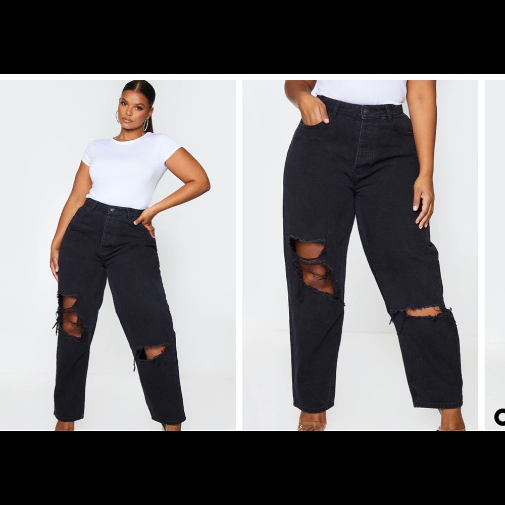 PrettyLittleThing Boyfriend Jeans